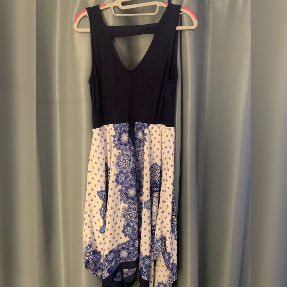 Handkerchief style feminine dress